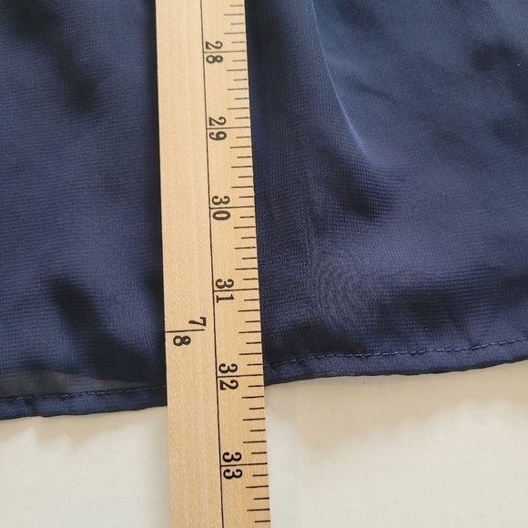 Bongo Embroidered Blue Sheer Sleeve Dress Sz S Juniors - Picture 11 of 15